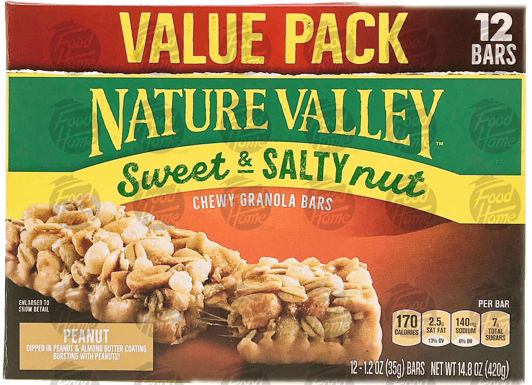 Nature Valley  peanut sweet & salty nut chewy granola bars, 12 pk, box Full-Size Picture